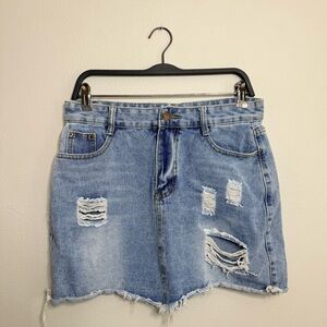 Y2K Denim Mini Skirt